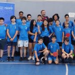 Clases de tenis de mesa en el IES El Espinillo
