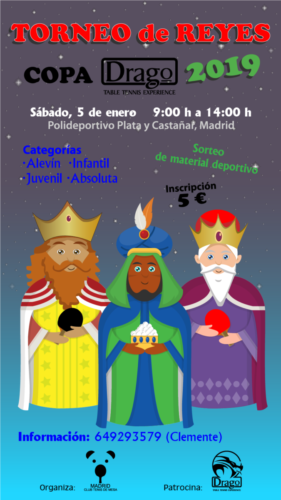 Cartel Torneo Reyes 2019