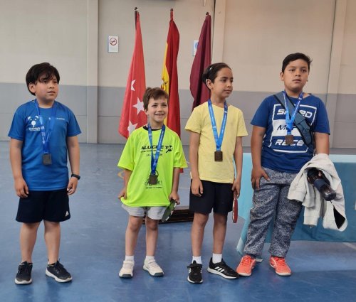 Podio Benjamín masculino