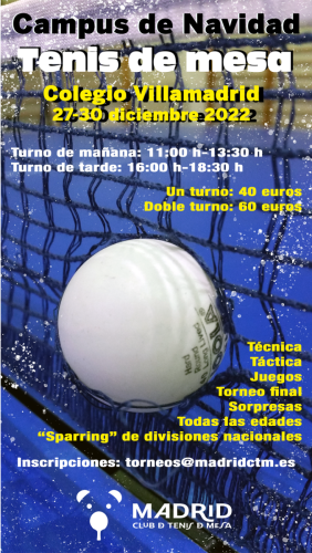 Cartel Campus Navidad 2022