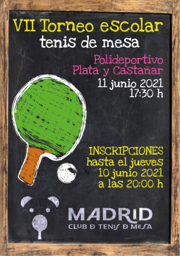Cartel VII Torneo Escolar 2021