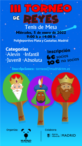 Cartel III Torneo Reyes 2022