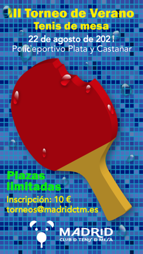 Cartel Torneo de Verano 2021