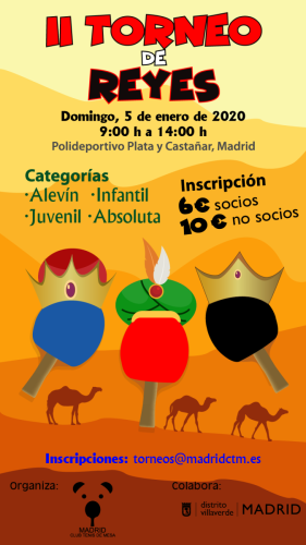 Cartel II Torneo Reyes 2020