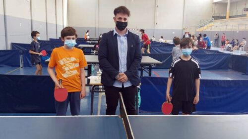 Diego jugando por el tercer puesto JMD 2021