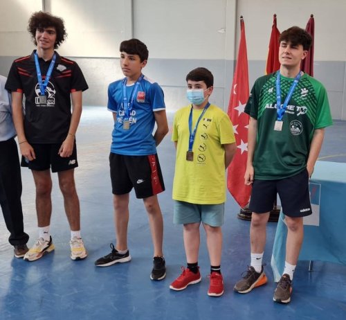 Podio Cadete masculino 2