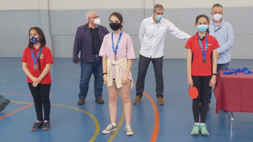 Podio Alevín fem JMD 2021